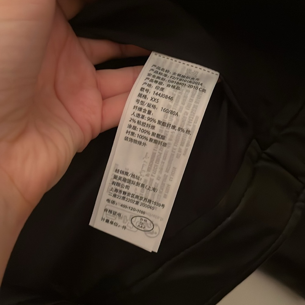 🏴‍☠️Abercrombie & Fitch - Vegan Leather Moto Jacket - XXS NWT! - Picture 7 of 9